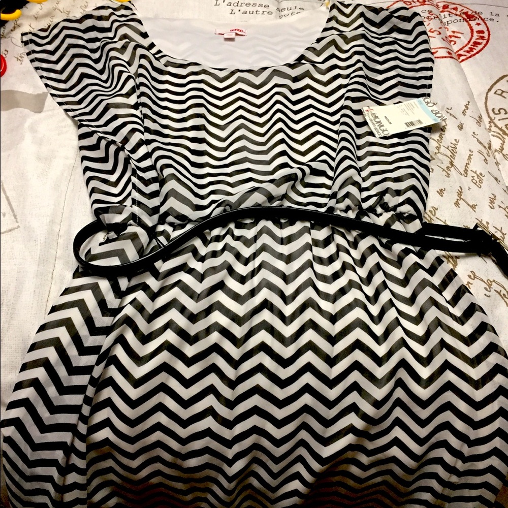 Bongo Zig Zag pattern dress